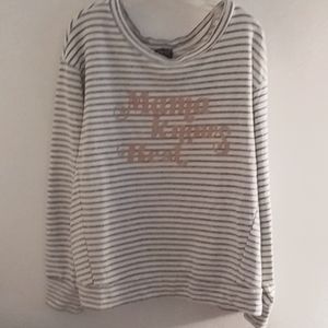 Blank Paige striped sweatshirt size L